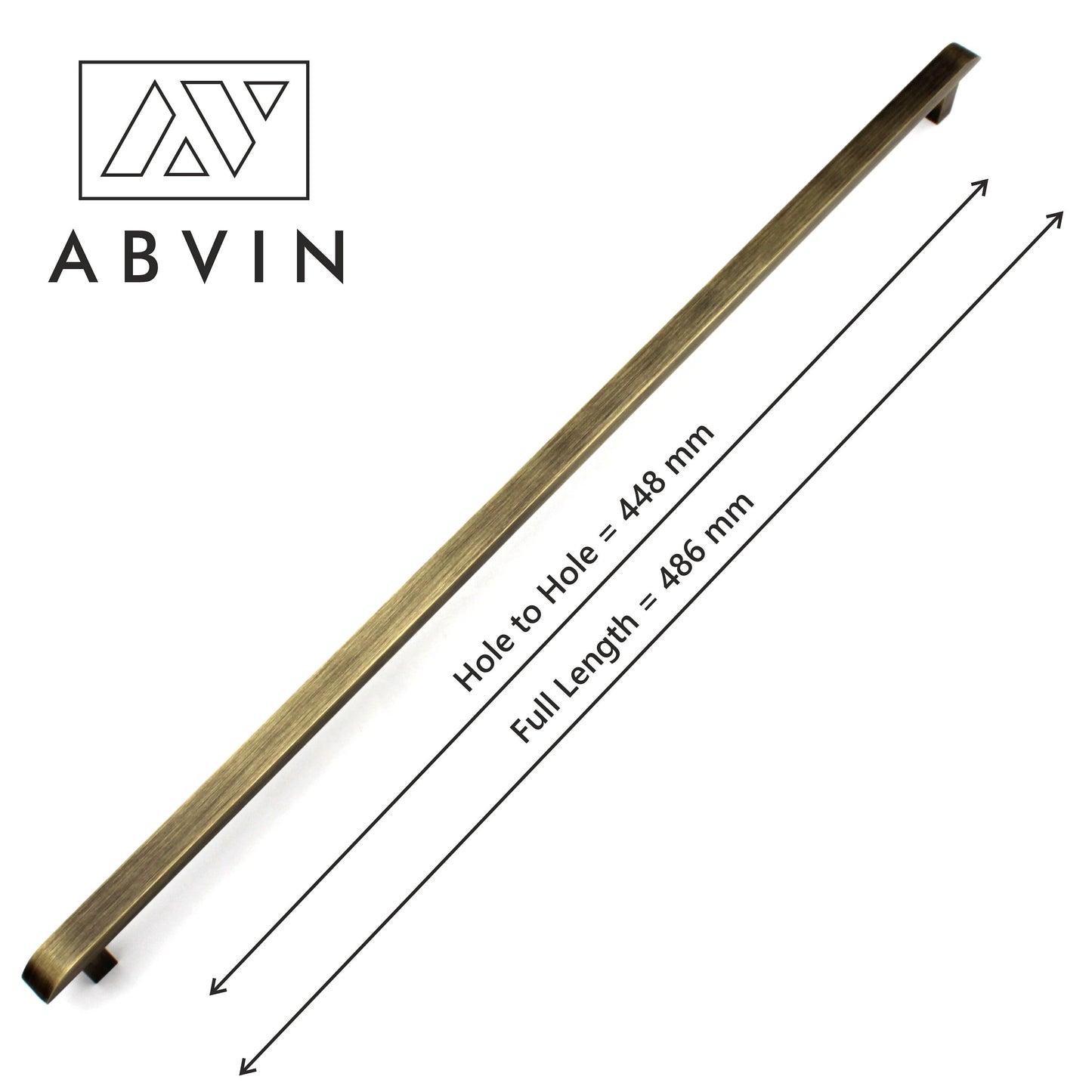 Antique Cabinet Bar Pull Handles Drawer Dresser Furniture Knob Handle Appliance Pulls Gold Kitchen cupboard - 1 piece