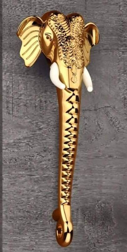 Elephant Antique Door Handle, Door Handles for Main Door, Handle Elephant Head Design - 1 Pcs