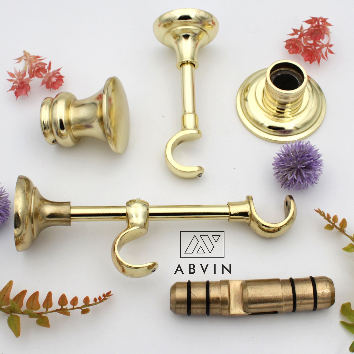Designer Heavy Supports window finials (for Rod 1 Inch)