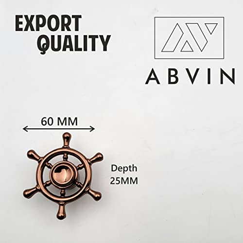 Ship Wheel Shape Knobs for Drawers - Rose Gold - 1 PCS