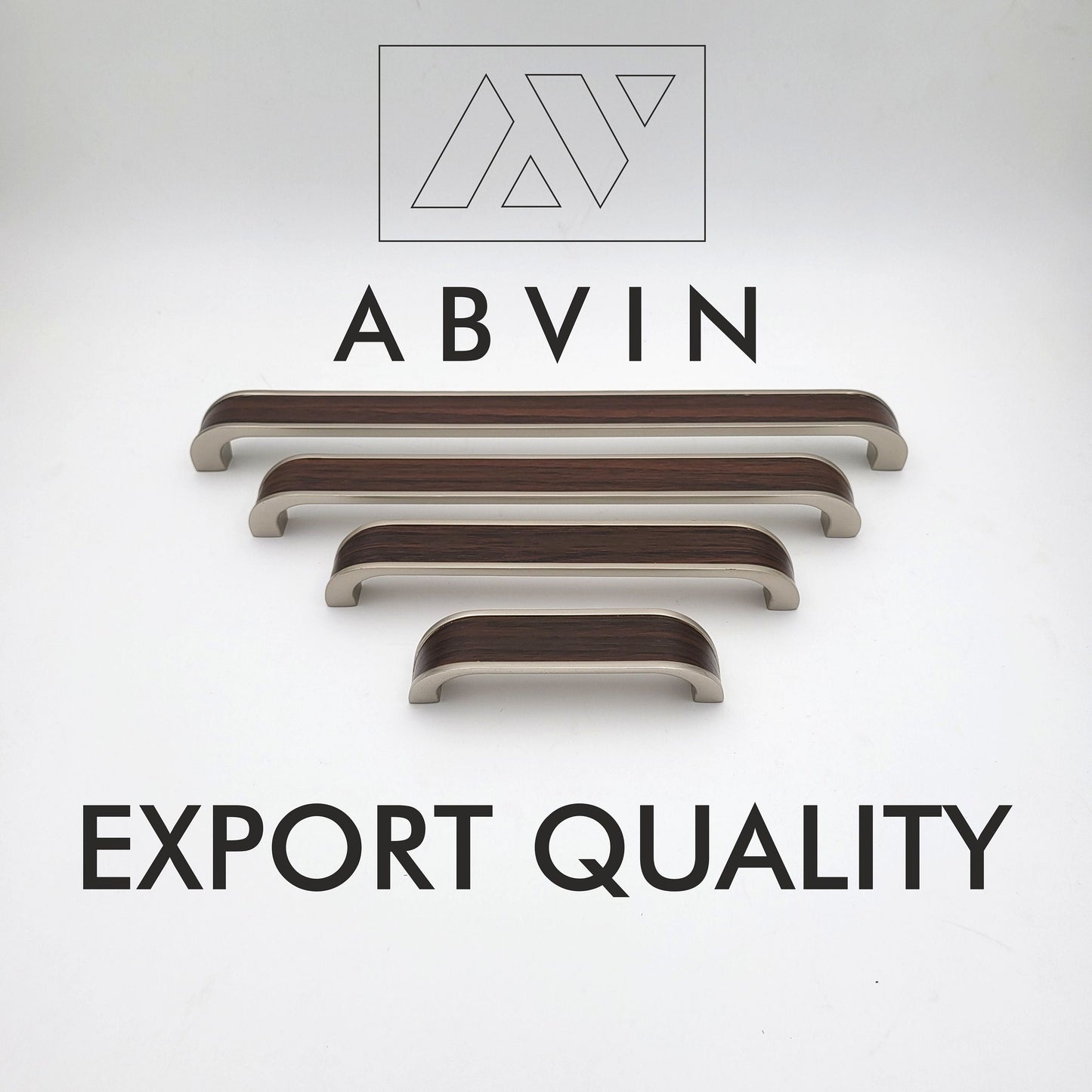 ABVIN PREMIUM Wooden Matt Design look Modern Solid Long Pull Bar Handles For Doors Cabinets Cupboards Drawers