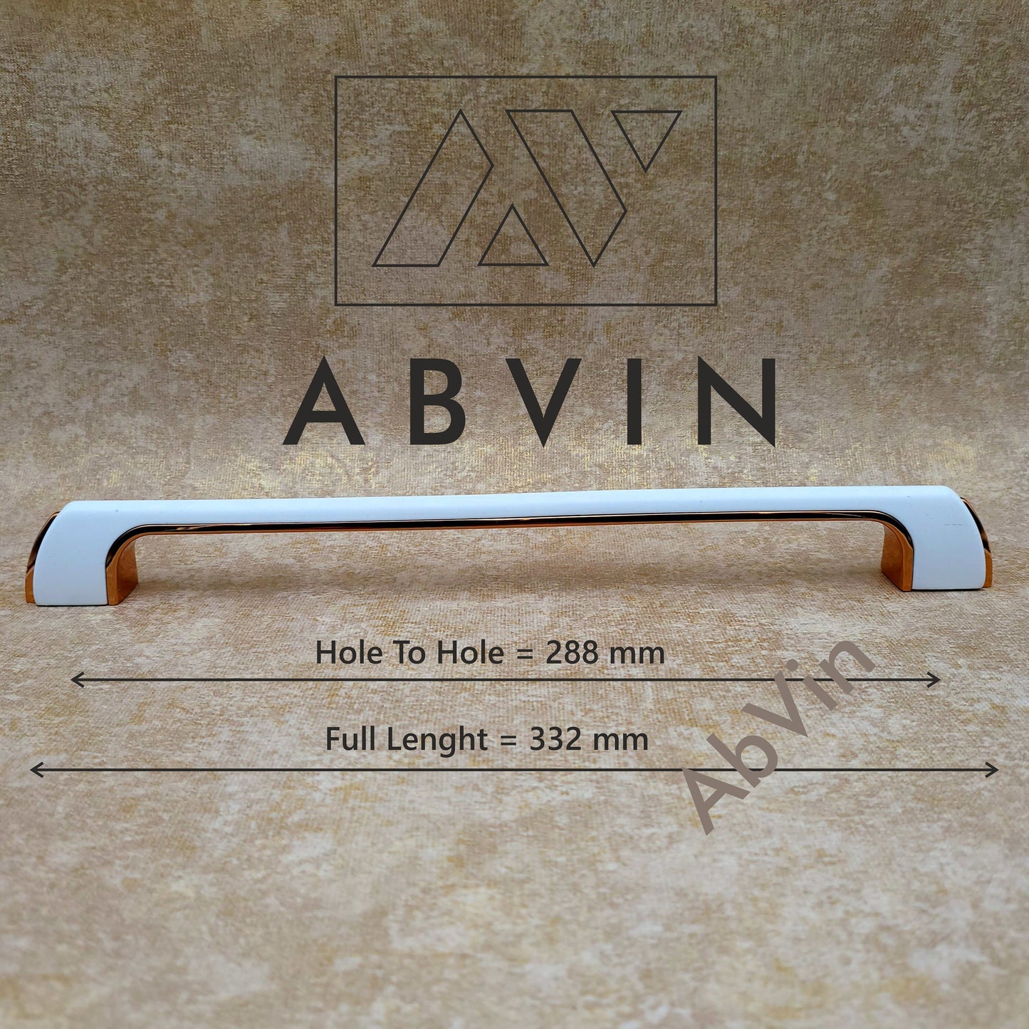 Modern White Gold Handles Pulls Cabinet Drawer Dresser Furniture Knob Handle Pulls - 1 pcs