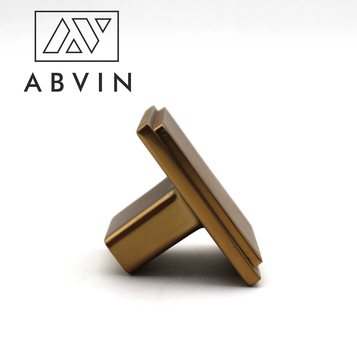 ABVIN Premium PVD Matt Gold Knobs Handles, Furniture Pulls Cabinets Cupboards Drawers knob (1 pcs)