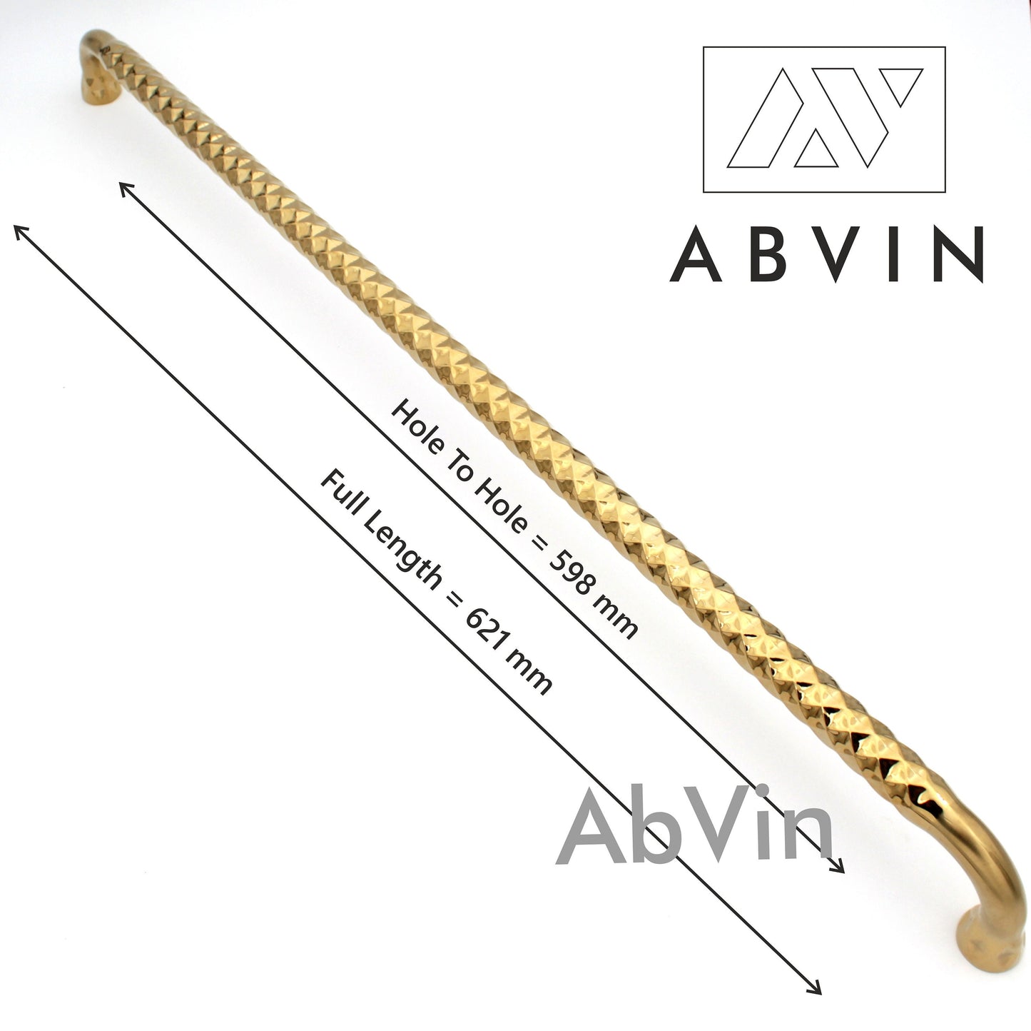 Modern Diamond Gold and Copper Handles Pulls Cabinet Drawer Dresser Furniture Knob Handle Pulls - 1 pcs