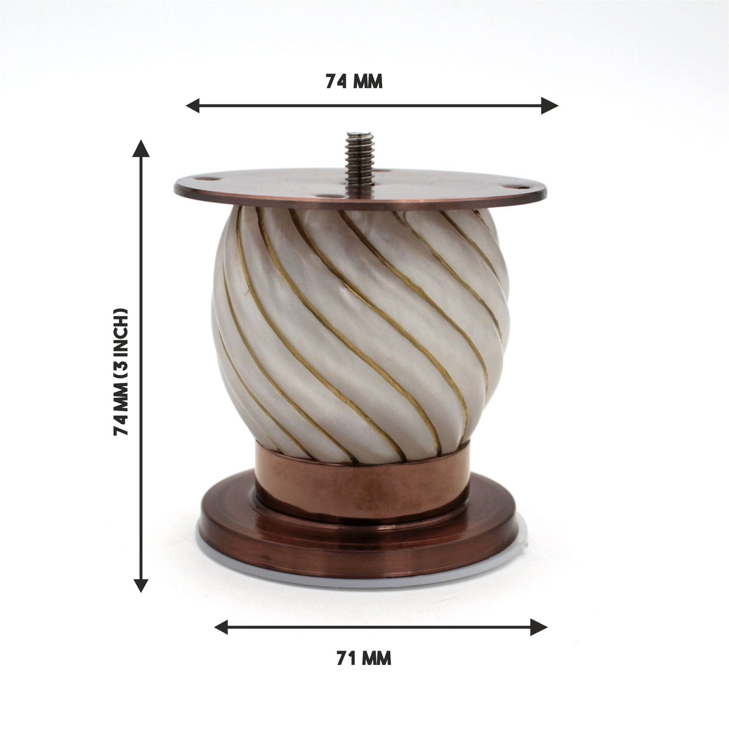 Ceramic Modern Legs, Furniture Legs, IKEA Legs, sofa legs, table legs, cabinet legs, support foot, TV cabinet foot - 1 pcs price