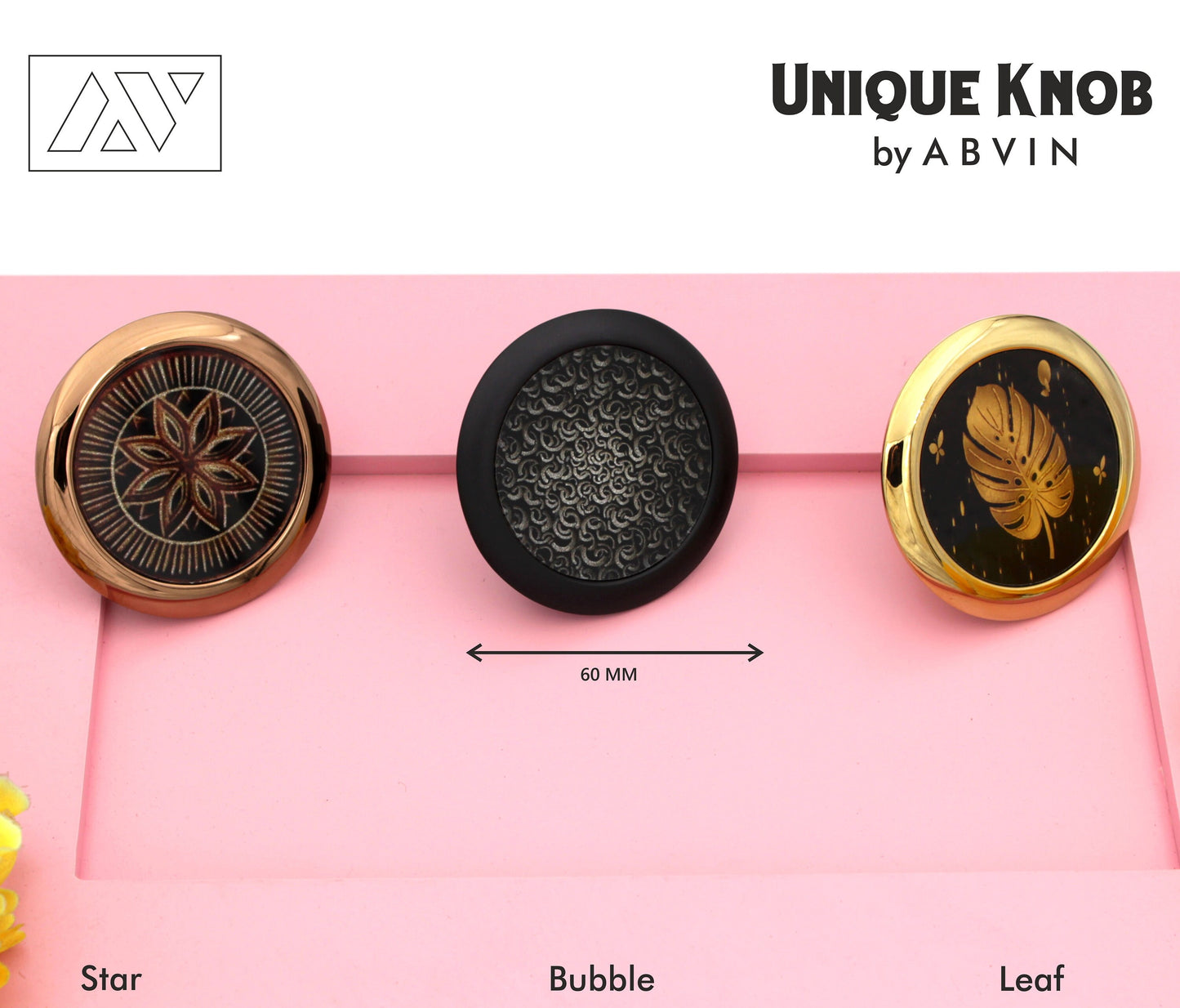 Unique Round knob Drawer Knobs Pulls Handles Dresser Knob Cabinet Knobs Kitchen Knobs - 1 piece