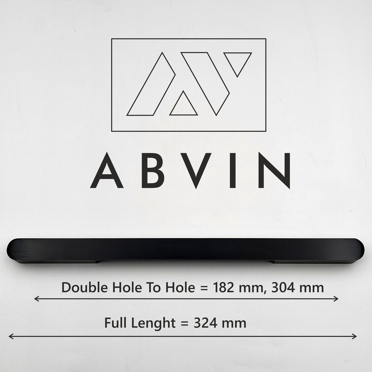 PREMIUM Black Matt Modern Solid Long Pull Bar Handles For Doors Cabinets Cupboards Drawers