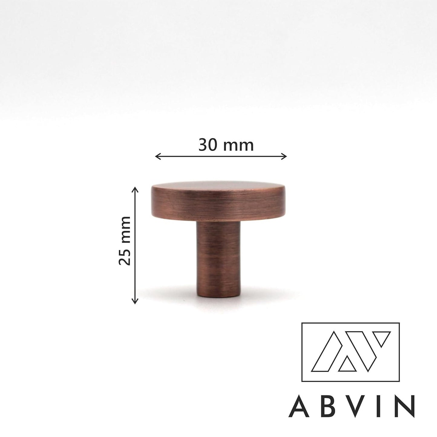 Premium Matt Copper Thin Matt Solid Brass Bar Handles, Modern Cabinet Hardware, Furniture Pulls for Doors, Cabinets, Cupboards Drawers