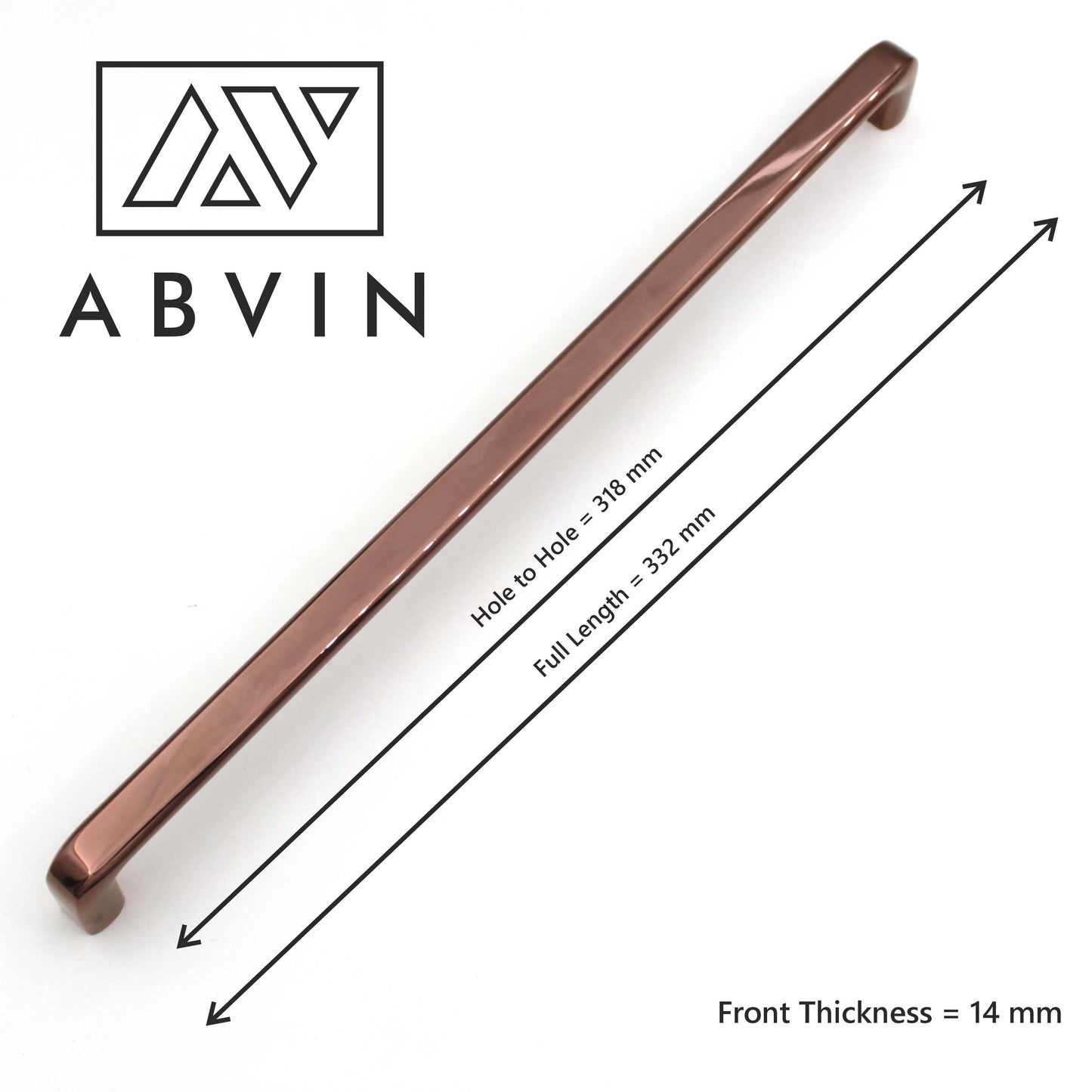 PVD Copper RoseGold Round Cabinet Hardware, Furniture Pulls for Doors, Cabinets, Cupboards & Drawers -1 Piece