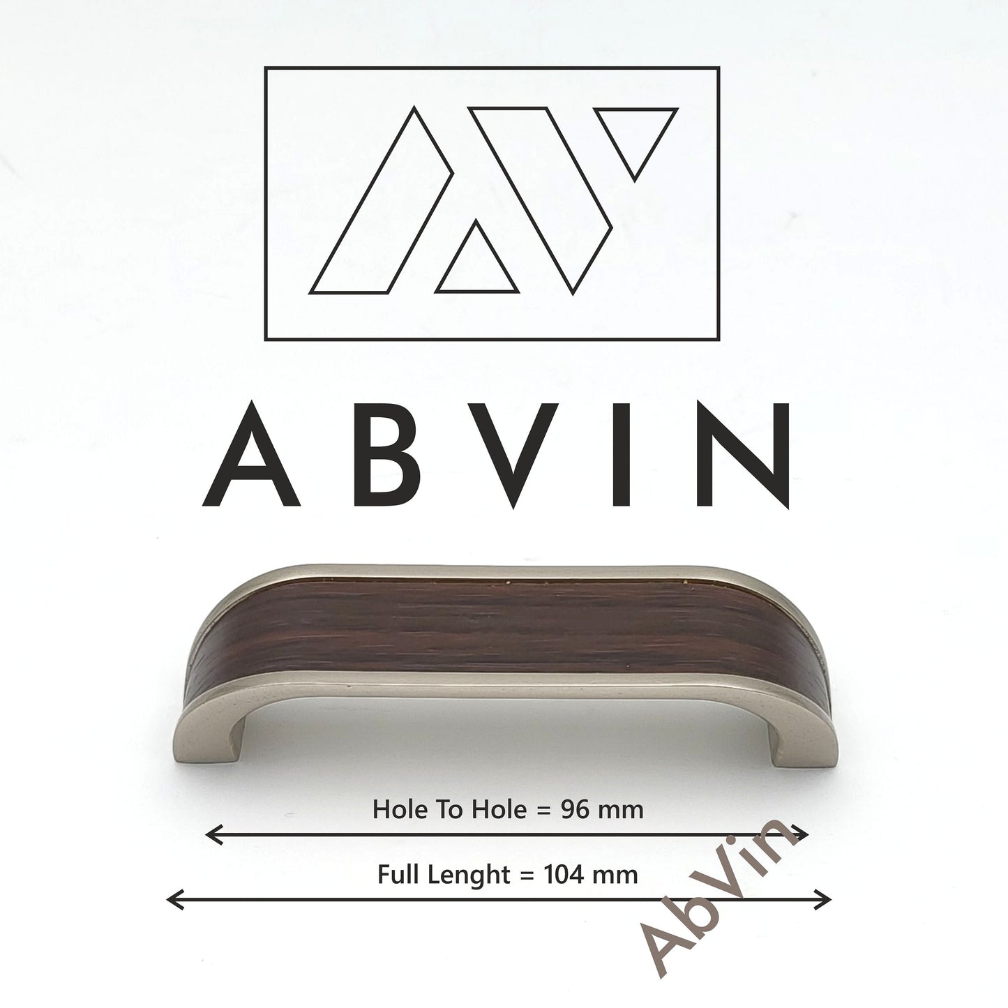 ABVIN PREMIUM Wooden Matt Design look Modern Solid Long Pull Bar Handles For Doors Cabinets Cupboards Drawers