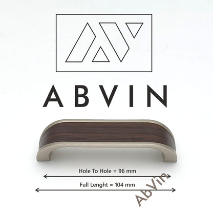 ABVIN PREMIUM Wooden Matt Design look Modern Solid Long Pull Bar Handles For Doors Cabinets Cupboards Drawers