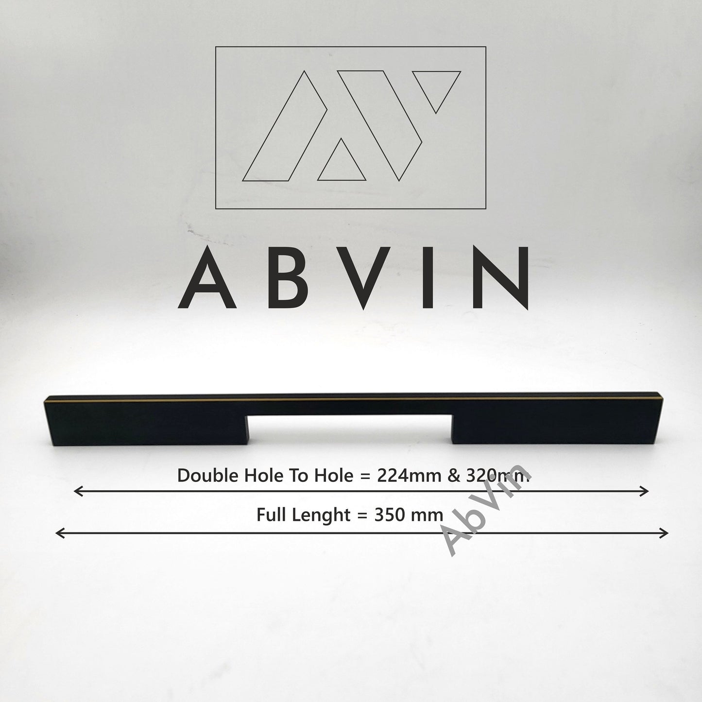 PREMIUM Black Matt Gold Modern Solid Long Pull Bar Handles For Doors Cabinets Cupboards Drawers