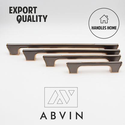 Modern Slim Grey Gold Handles Pulls Cabinet Drawer Dresser Furniture Knob Handle Pulls - 1 pcs