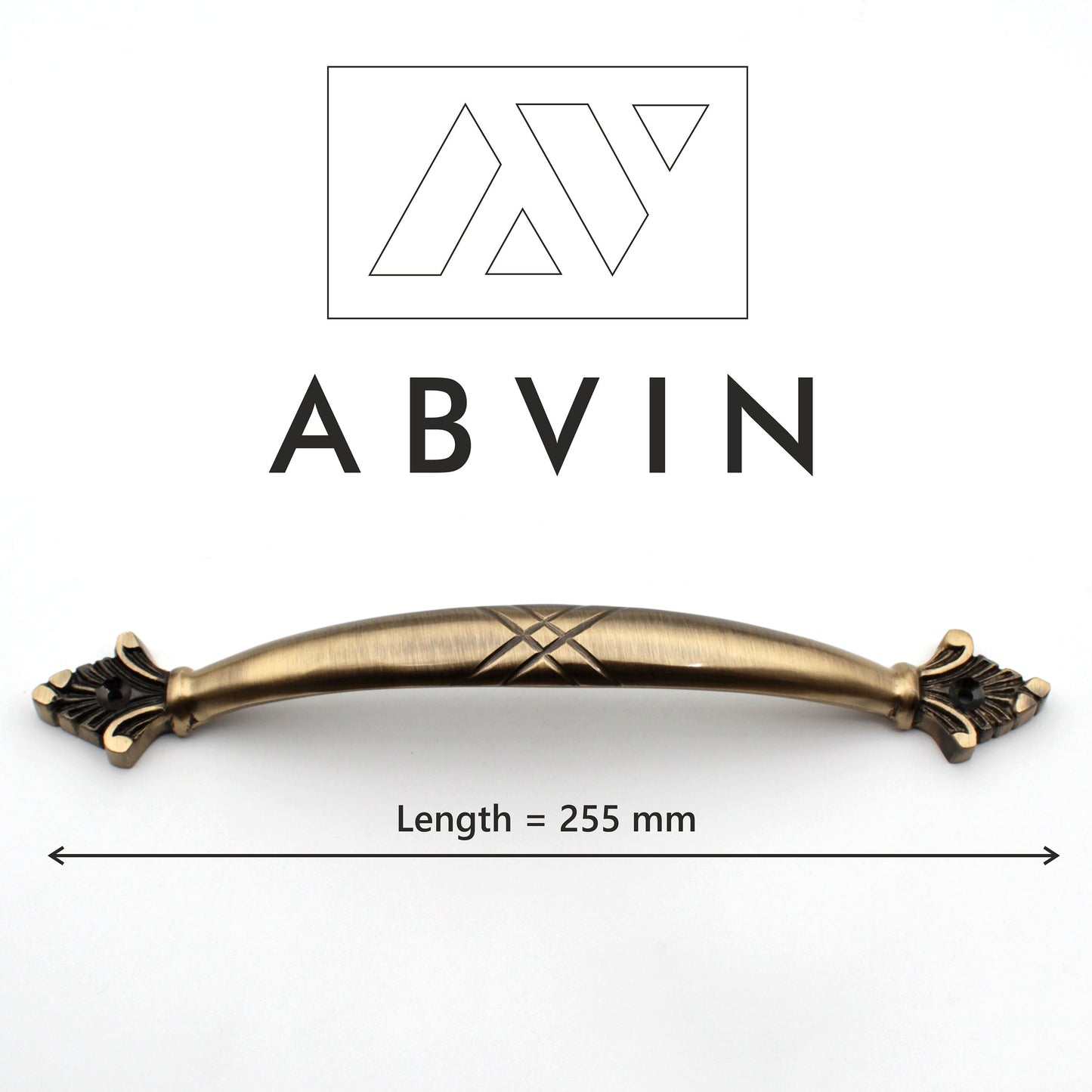 Premium Solid Brass Bar Handles, Modern Cabinet Hardware, Furniture Pulls for Doors, Cabinets, Cupboards & Drawers