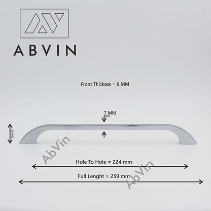 Slim Bright Chrome Door Pulls Handles Drawer pulls knob handle Dresser handle Cabinet Pulls Knobs Wardrobe handles