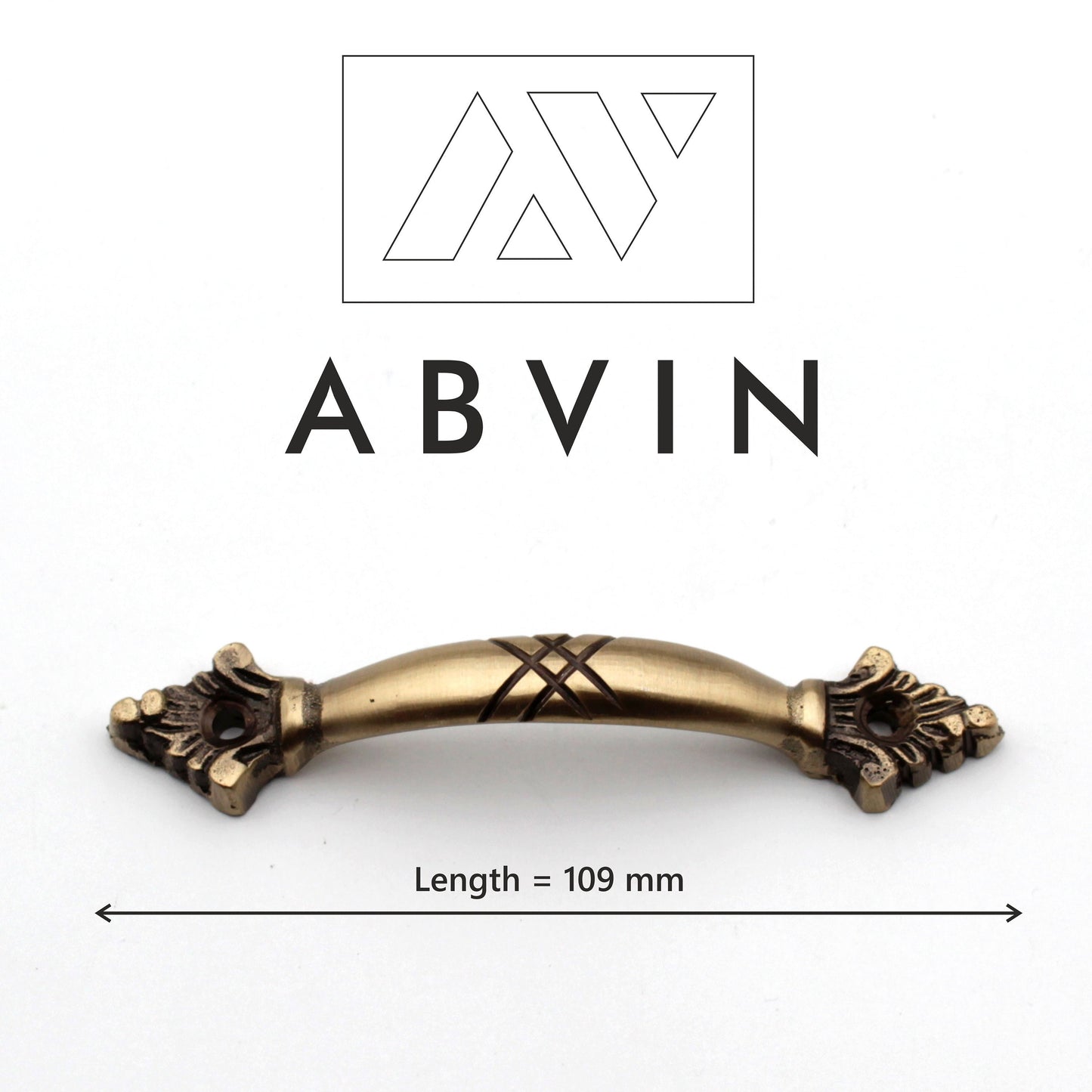 Premium Solid Brass Bar Handles, Modern Cabinet Hardware, Furniture Pulls for Doors, Cabinets, Cupboards & Drawers