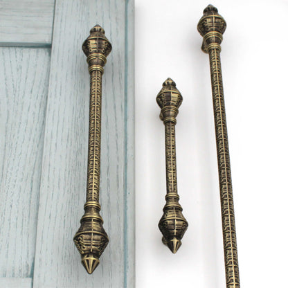 Rajwadi Antique Handles Pulls Cabinet Drawer Dresser Furniture Knob Handle Pulls Matt Dark Gold - 1 piece