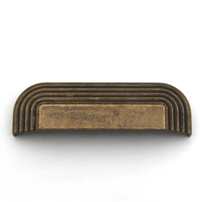 ABVIN Polished Brass Cabinet Pulls – Curved Drawer Handles (1 pc)