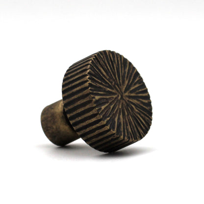 Round Rustic knobs Unique Cabinet Beautiful Decorative Dresser Drawer Knobs and Pulls - 1 pcs
