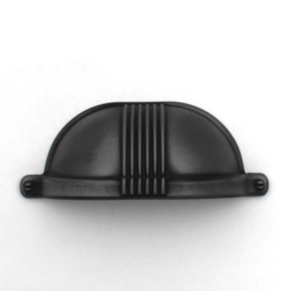 ABVIN Linning Grey Classical Cup Pulls Cabinet Handles for Hardware Cabinets, Cupboards and Drawers - 1 pcs