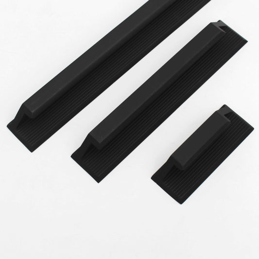Modern Matt Black Cabinet Pull Bar Handles: Minimalist Door & Drawer Hardware