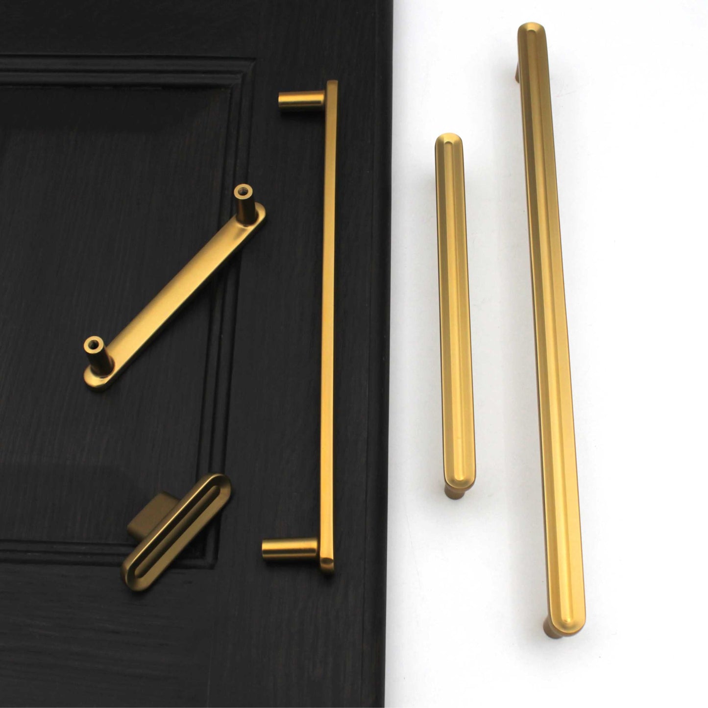 PVD Matt Gold Round Cabinet Hardware, Furniture Pulls for Doors, Cabinets, Cupboards & Drawers -1 Piece