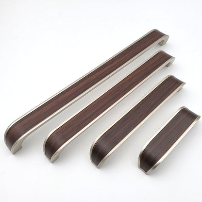ABVIN PREMIUM Wooden Matt Design look Modern Solid Long Pull Bar Handles For Doors Cabinets Cupboards Drawers