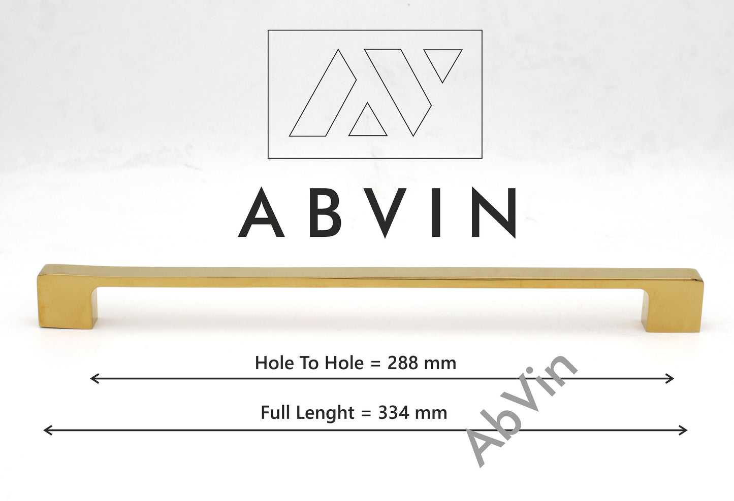 Modern PVD Gold Handles Pulls Cabinet Drawer Dresser Furniture Knob Handle Pulls - 1 pcs