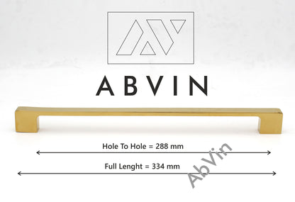 Modern PVD Gold Handles Pulls Cabinet Drawer Dresser Furniture Knob Handle Pulls - 1 pcs