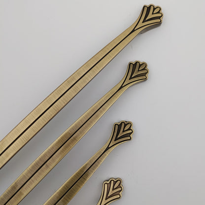 Flowers Handles Pulls Cabinet Drawer Dresser Furniture Knob Handle Pulls - 1 pcs