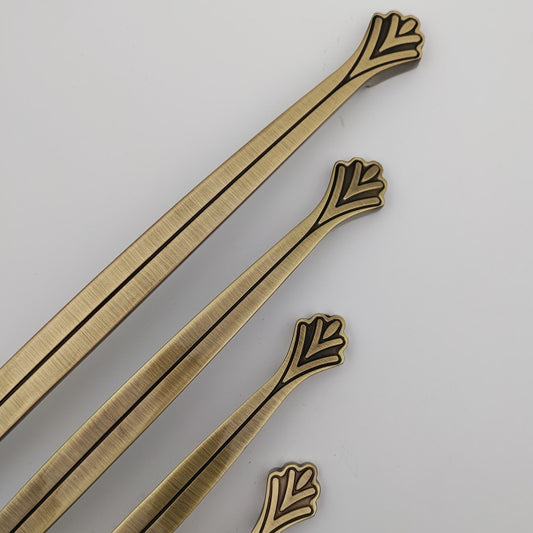 Flowers Handles Pulls Cabinet Drawer Dresser Furniture Knob Handle Pulls - 1 pcs