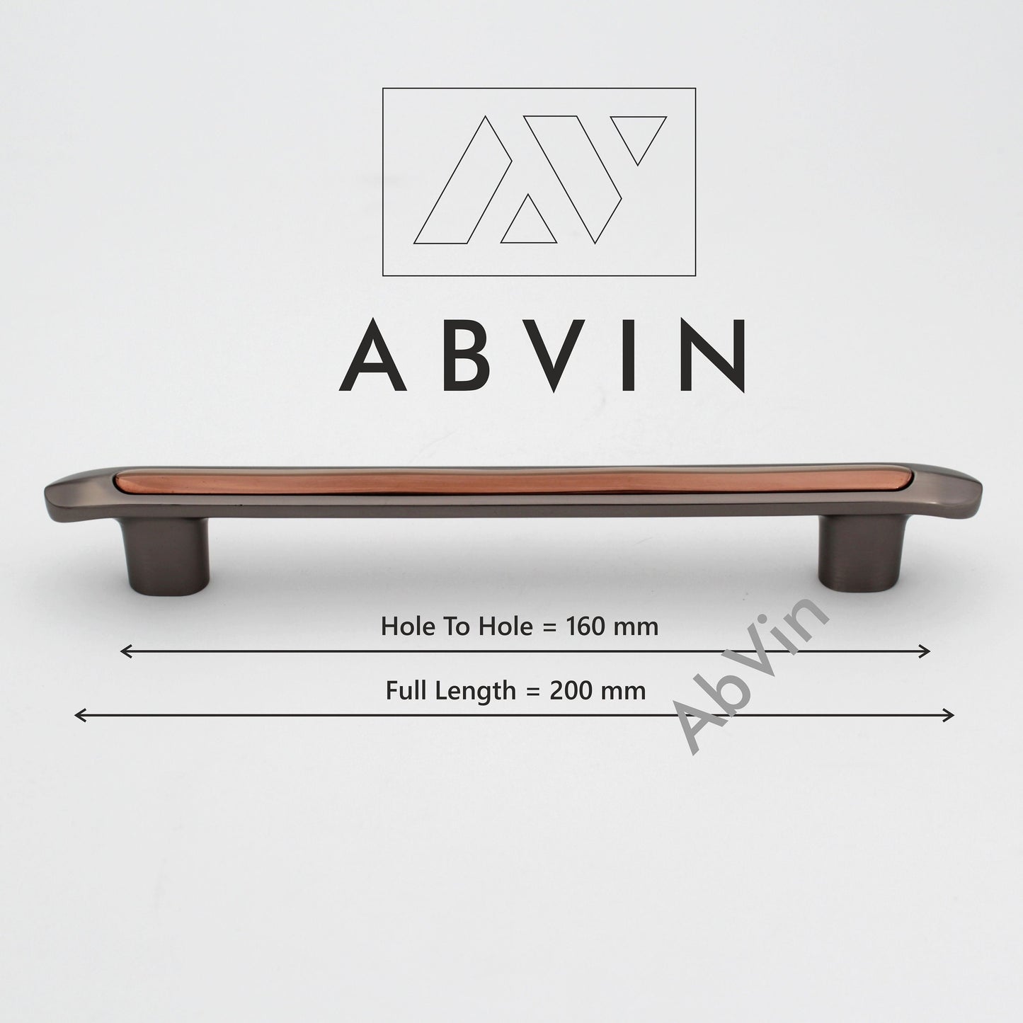 Modern Dual Tone Handles Pulls Cabinet Drawer Dresser Furniture Knob Handle Pulls - 1 pcs