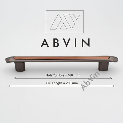 Modern Dual Tone Handles Pulls Cabinet Drawer Dresser Furniture Knob Handle Pulls - 1 pcs