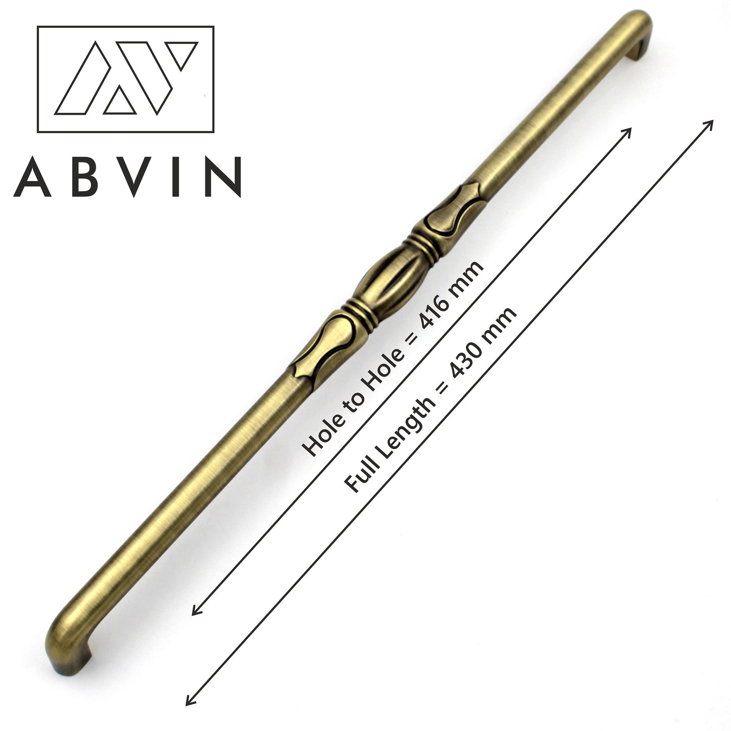 ABVIN Premium Aged Bar Pulls Cabinet Drawer Handles Pulls Cabinet Drawer Dresser Furniture Knob Handle Pulls - 1 pcs