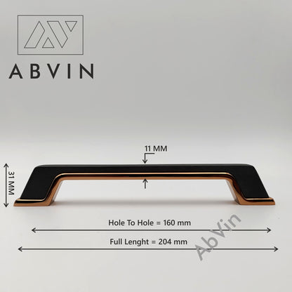 Modern Grey Gold Handles Pulls Cabinet Drawer Dresser Furniture Knob Handle Appliance Pulls - 1 pcs