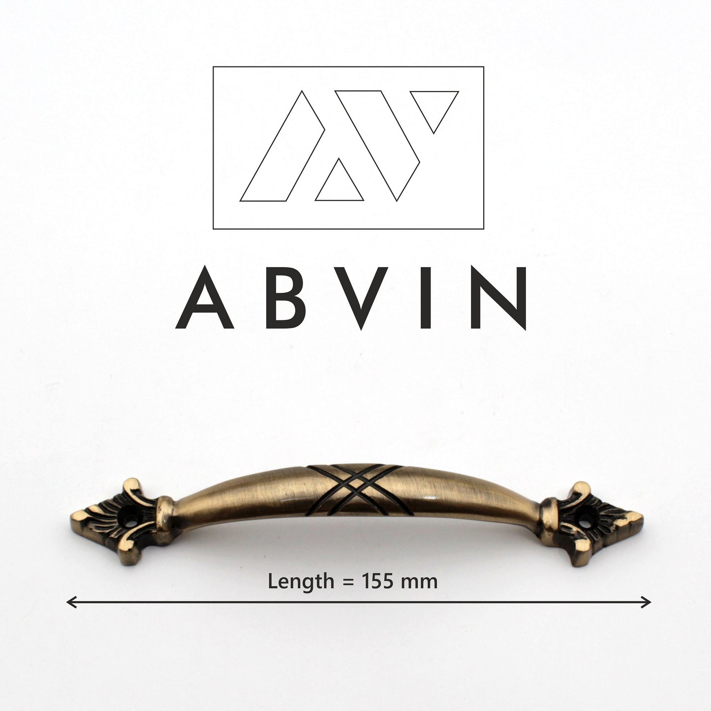 Premium Solid Brass Bar Handles, Modern Cabinet Hardware, Furniture Pulls for Doors, Cabinets, Cupboards & Drawers