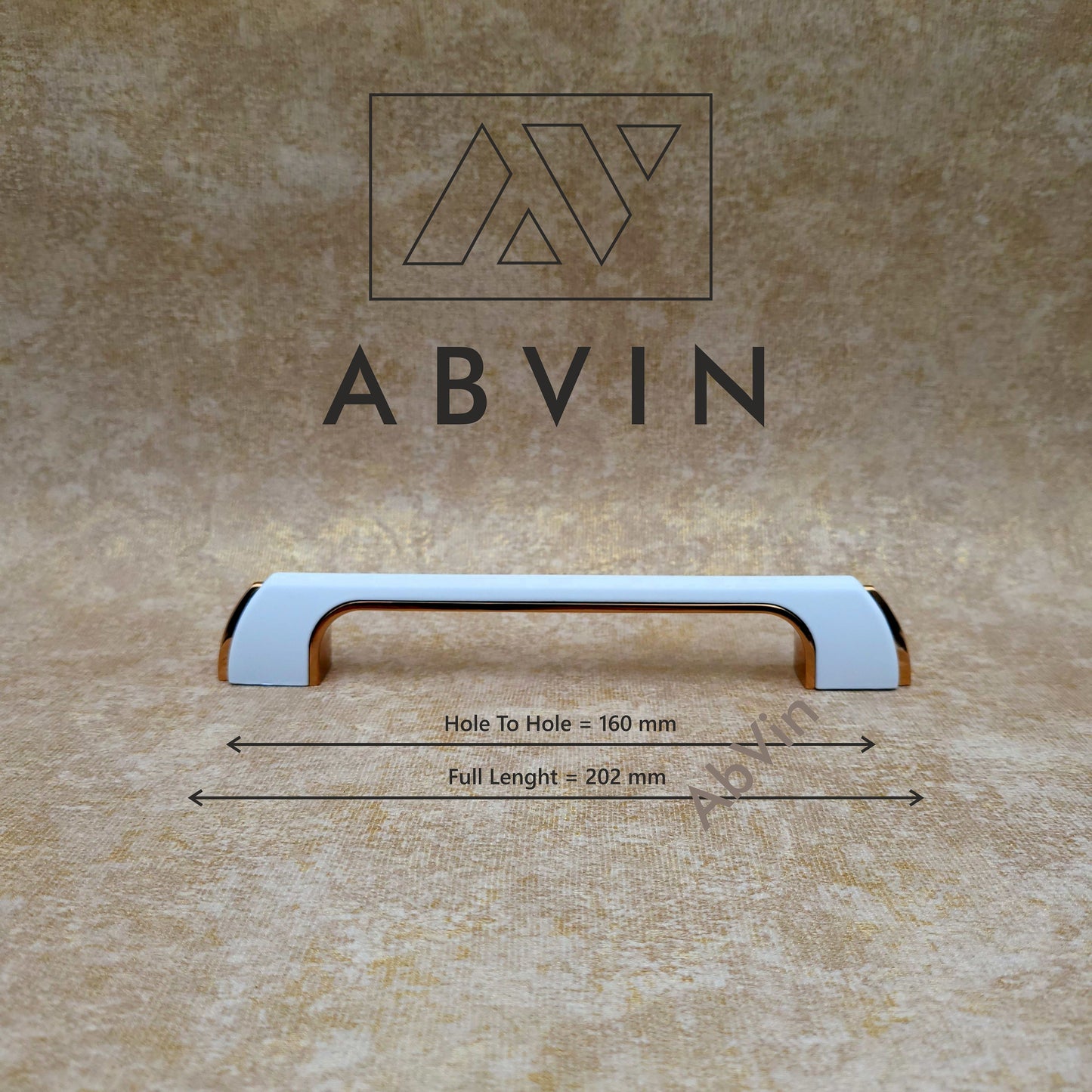 Modern White Gold Handles Pulls Cabinet Drawer Dresser Furniture Knob Handle Pulls - 1 pcs