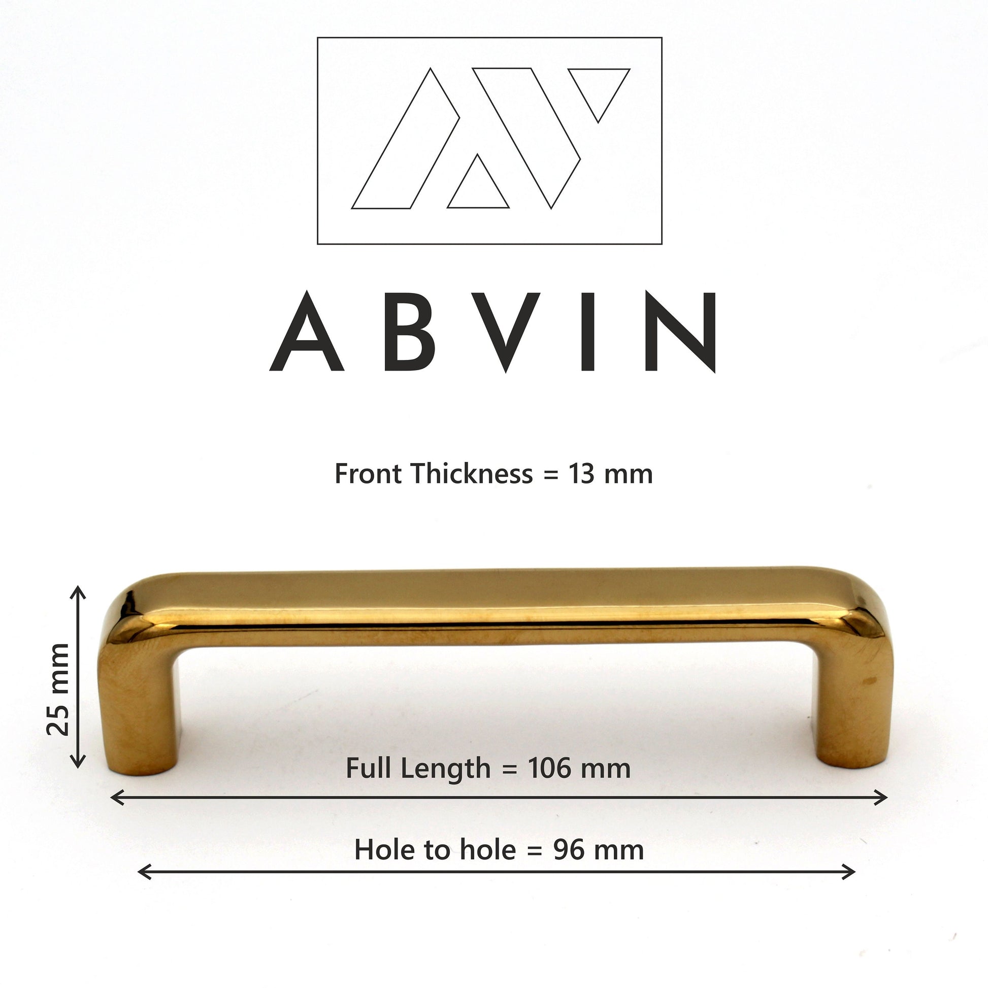 Modern Curved PVD Gold Handles Pulls Cabinet Drawer Dresser Furniture ABVIN Modern Curved PVD Gold Handles Pulls Cabinet Drawer Dresser Furniture ABVIN
