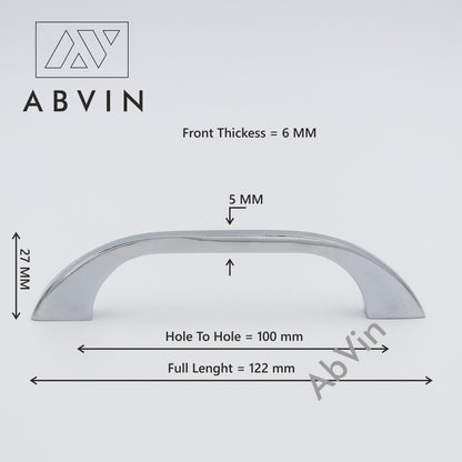 Slim Bright Chrome Door Pulls Handles Drawer pulls knob handle Dresser handle Cabinet Pulls Knobs Wardrobe handles