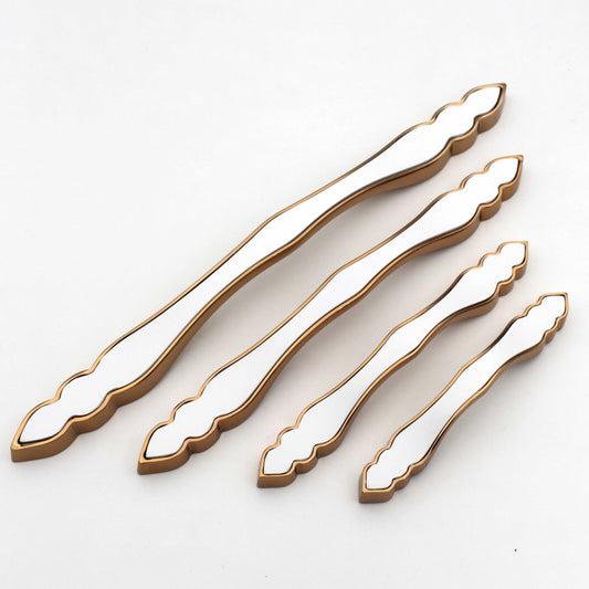 ABVIN White Gold Bar Handles, Modern  Cabinet Hardware, Furniture Pulls -01 piece