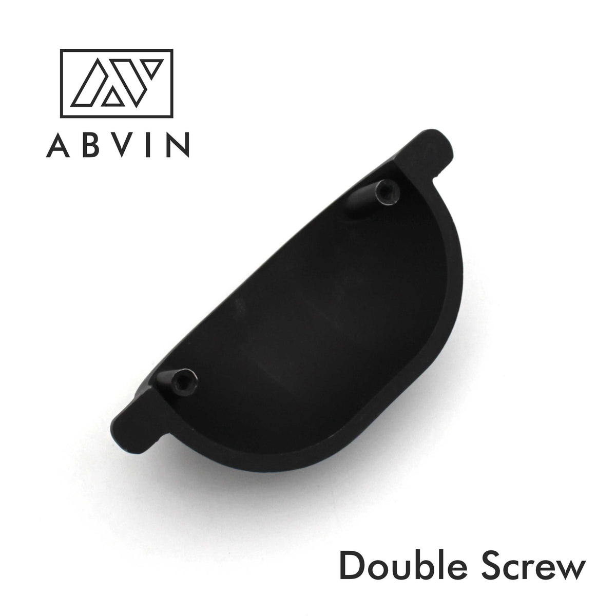 ABVIN Linning Grey Classical Cup Pulls Cabinet Handles for Hardware Cabinets, Cupboards and Drawers - 1 pcs