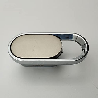 ABVIN Chrome Matt Drawer Knobs Knobs Unique Drawer Cabinet Pulls Beautiful Decorative Dresser Knobs Pulls - Chrome Matt Finish - 1 Pcs