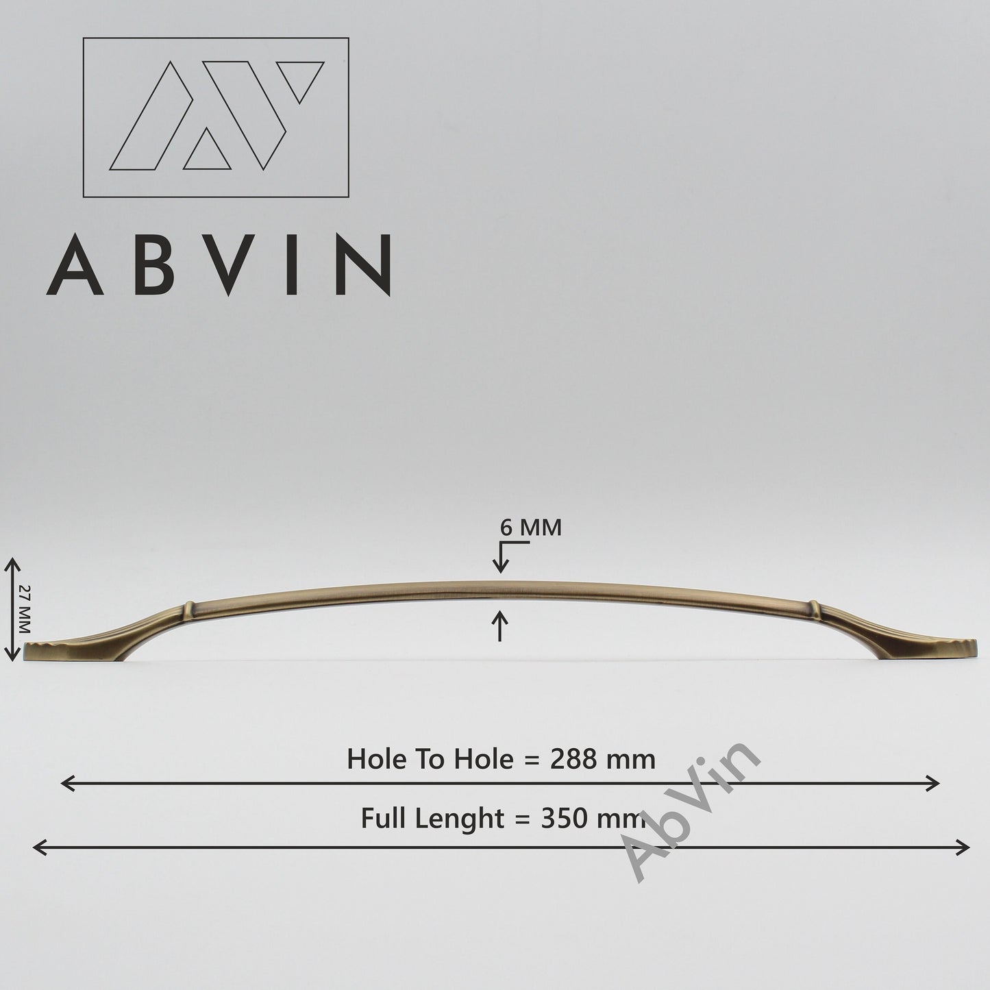 Antique Handles Pulls Cabinet Drawer Dresser Furniture Knob Handle Pulls Matt Dark Gold  - 1 pcs