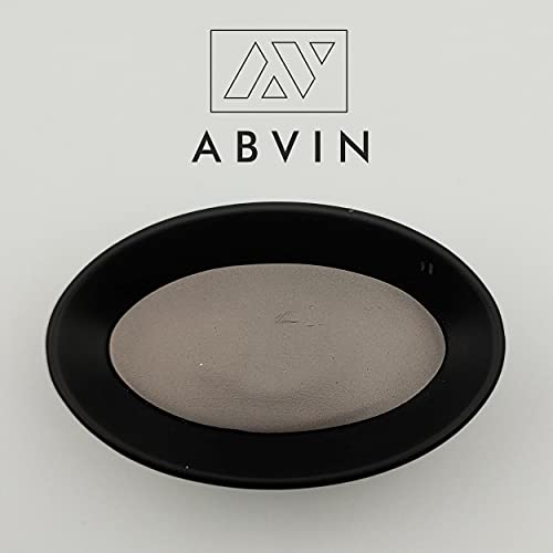 Oval Shape knob - Unique Cabinet Pulls, Beautiful Drawer Knobs, Decorative Knobs, Dresser Knobs, Drawer Pulls, Knobs and Pulls - Black Grey Finish - 1 pcs