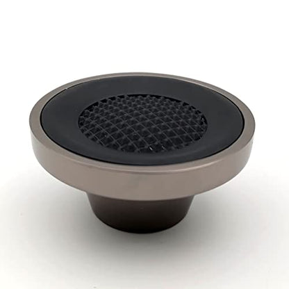 Grey Black Round Knobs Textured Unique Cabinet Pulls, Beautiful Drawer Knobs, Decorative Knobs, Dresser Knobs, Drawer Pulls, Knobs and Pulls - 1 pcs