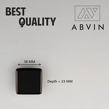 Grey Black Square Knobs Unique Cabinet Pulls, Beautiful Drawer Knobs, Decorative Knobs, Dresser Knobs, Drawer Pulls, Knobs and Pulls - 1 pcs