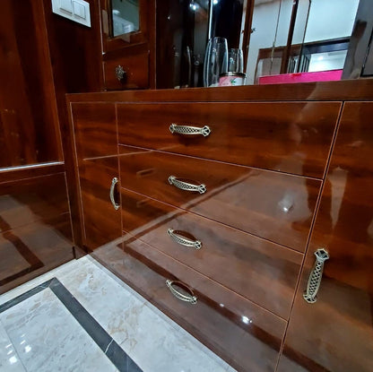 Jali Antique Handles Pulls Cabinet Drawer Dresser Furniture Knob Handle Pulls - 1 pcs