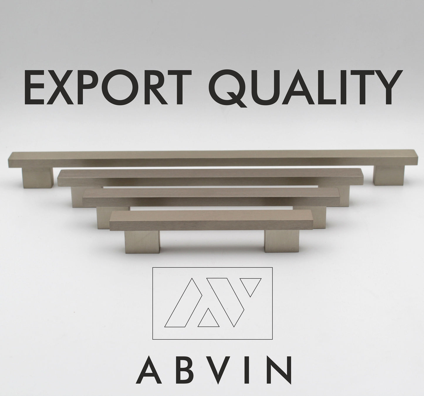 ABVIN PREMIUM Matt SS Modern Solid Long Pull Bar Handles For Doors Cabinets Cupboards Drawers