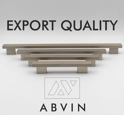 ABVIN PREMIUM Matt SS Modern Solid Long Pull Bar Handles For Doors Cabinets Cupboards Drawers