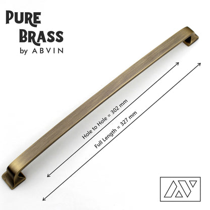 Antique Brass Cabinet Bar Pull Handles Drawer Dresser Furniture Knob Handle Appliance Pulls Gold Kitchen cupboard - 1 piece